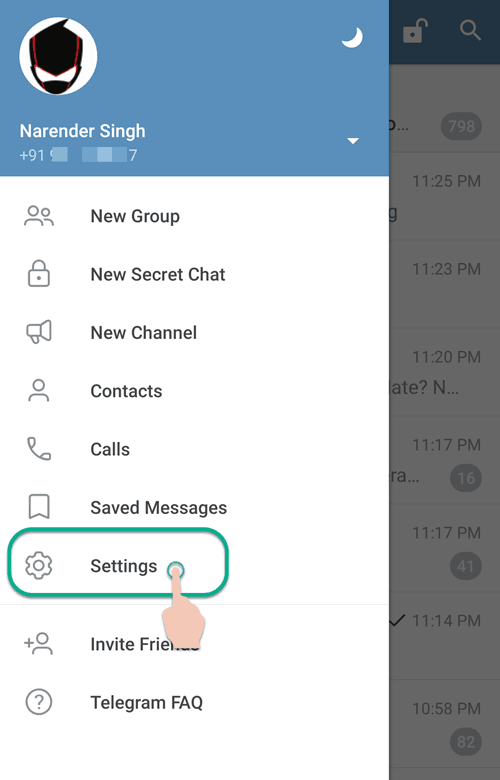 关于Telegram中文包的信息