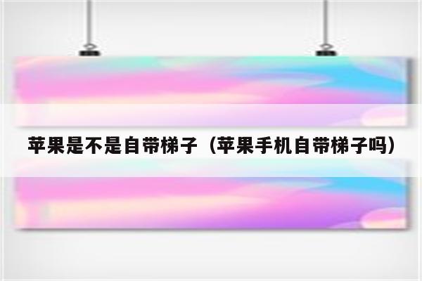 苹果手机用什么梯子比较好,苹果手机用什么梯子比较好使