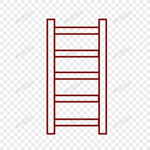 梯子图片简笔画可爱卡通-梯子图片简笔画可爱卡通版