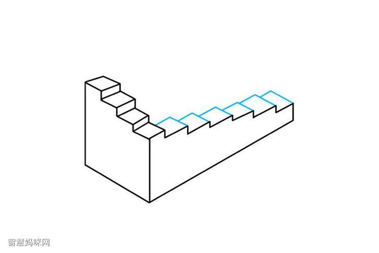 立体梯子怎么画-立体梯子怎么画简笔画