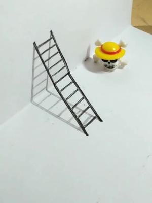 梯子立体画图片-梯子立体画教程图片