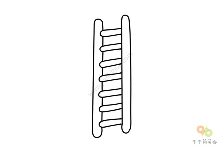 梯子的画法图片大全-梯子的画法图片大全简笔画