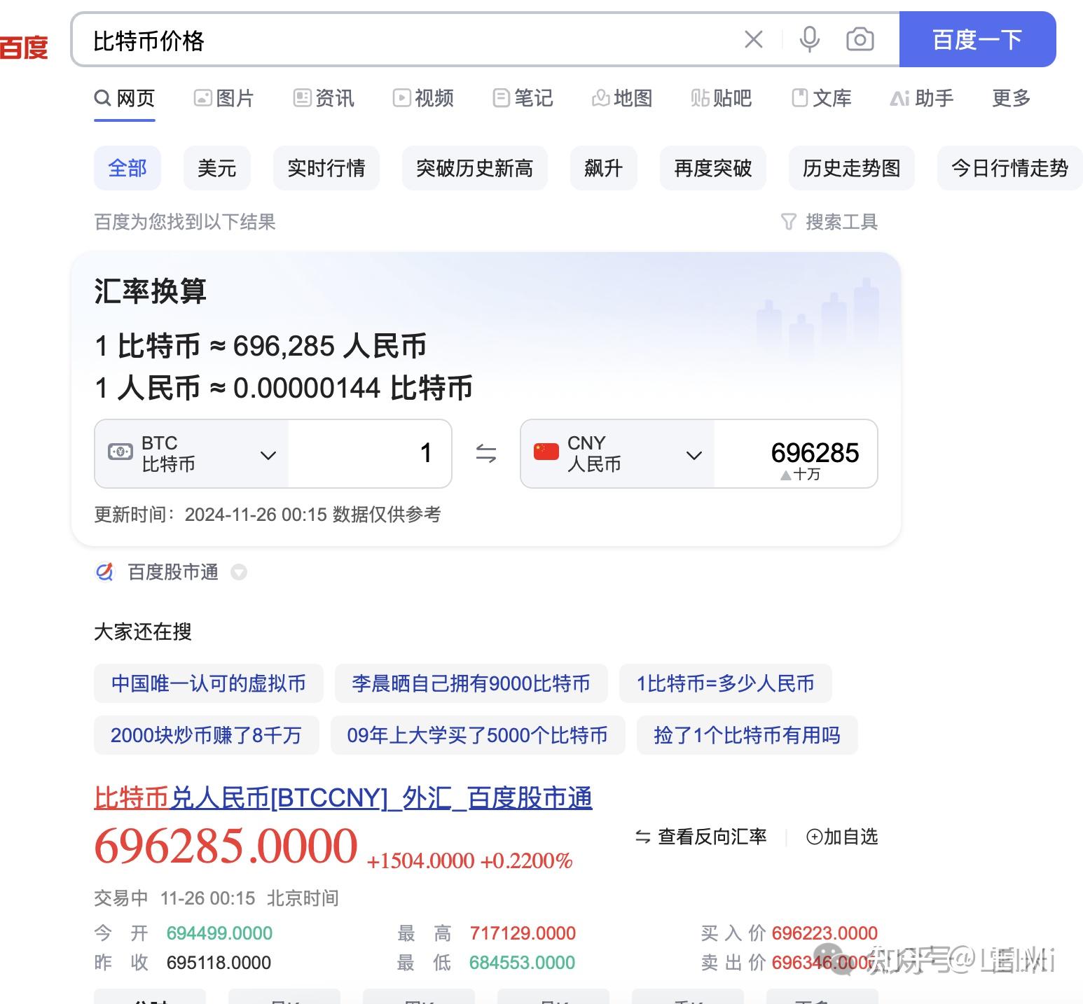 1个比特币等于50万人民币-一个比特币等于多少人民币2021
